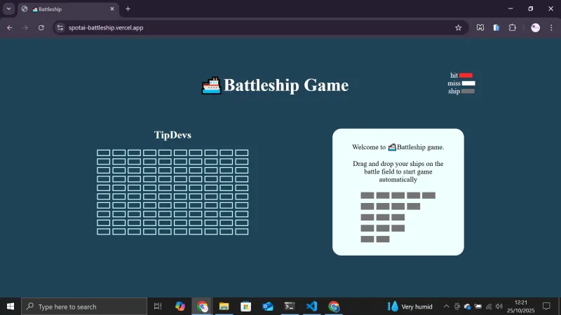  Battleship game screenshot