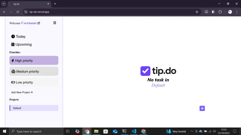 tip.do to do app screenshot